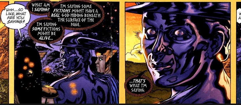 A Demi-God being cheeky - Mercury, the Storyteller