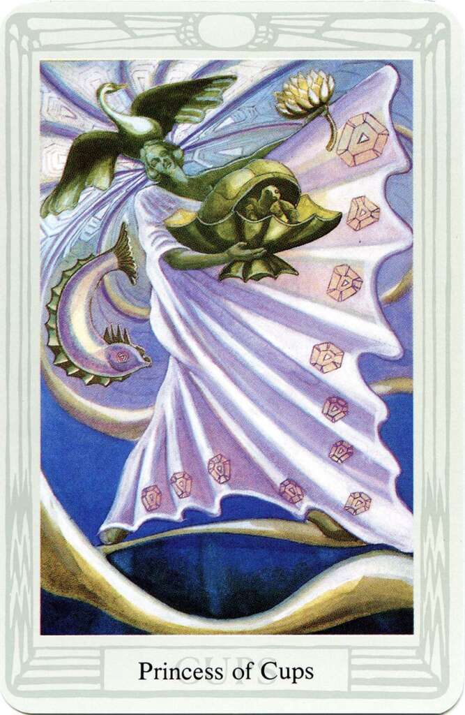 Tarot - The Princess of Cups - Crowley / Frieda-Harris