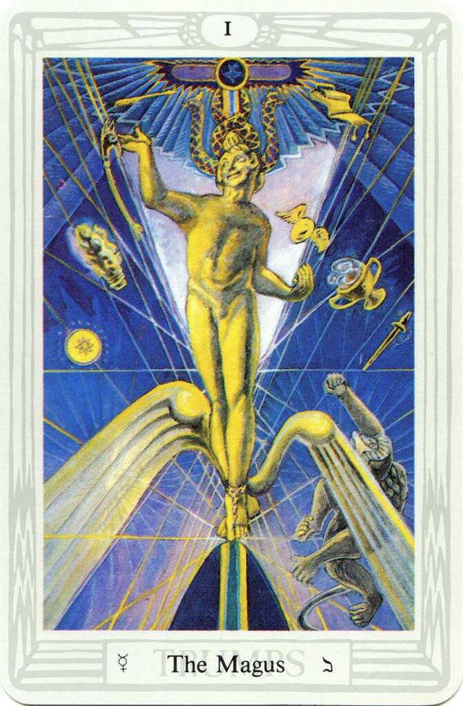 Tarot Atu I - The Magus - Crowley / Frieda-Harris