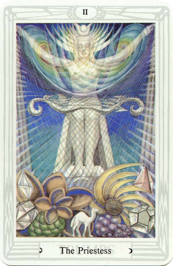 Tarot Atu II - The High Priestess - Crowley / Frieda-Harris
