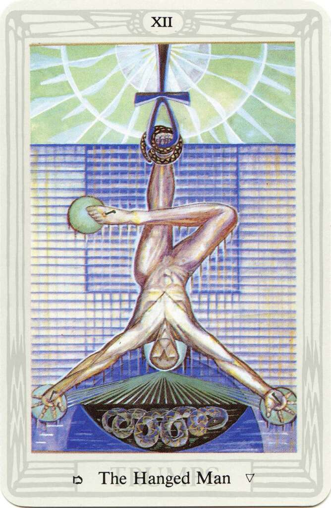 Tarot Atu XII - The Hanged Man - Crowley / Frieda-Harris