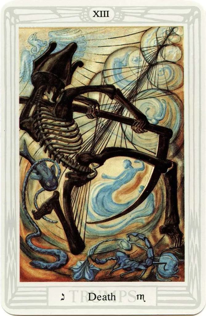 Tarot Atu XIII - Death - Crowley / Frieda-Harris