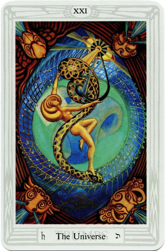 Tarot Atu XX - The Universe (The World) - Crowley / Frieda-Harris